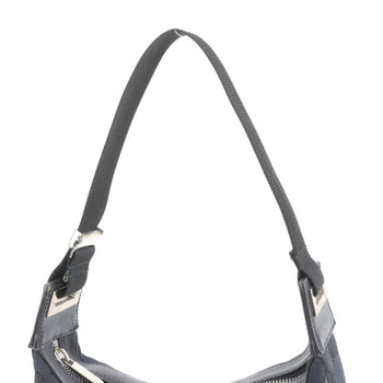 Gucci Gg Canvas 019-0537 Leather Shoulder Bag