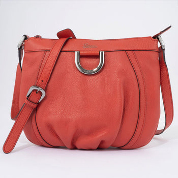 Gucci Abby Leather Shoulder Bag Red 265691 200047