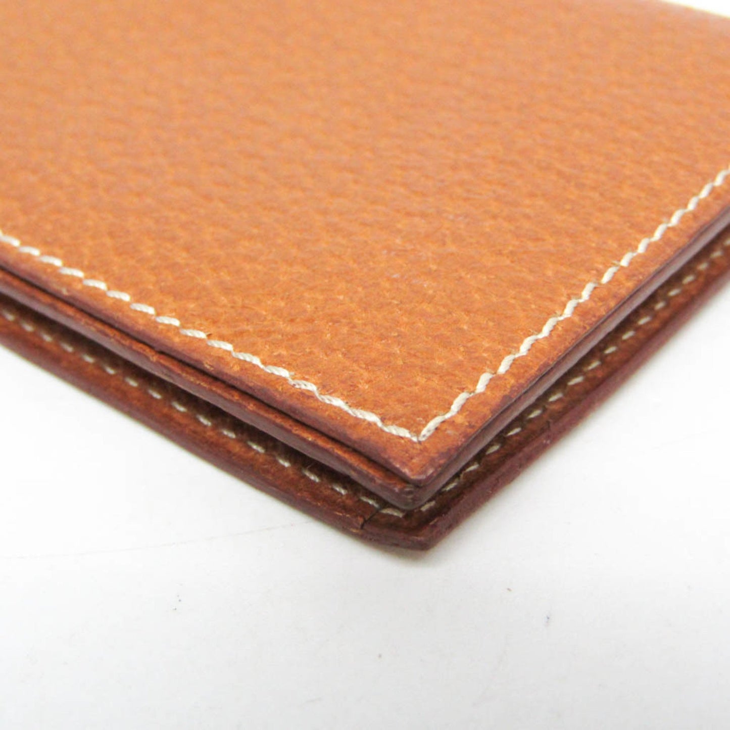 Hermes Leather Business Card Case Brown