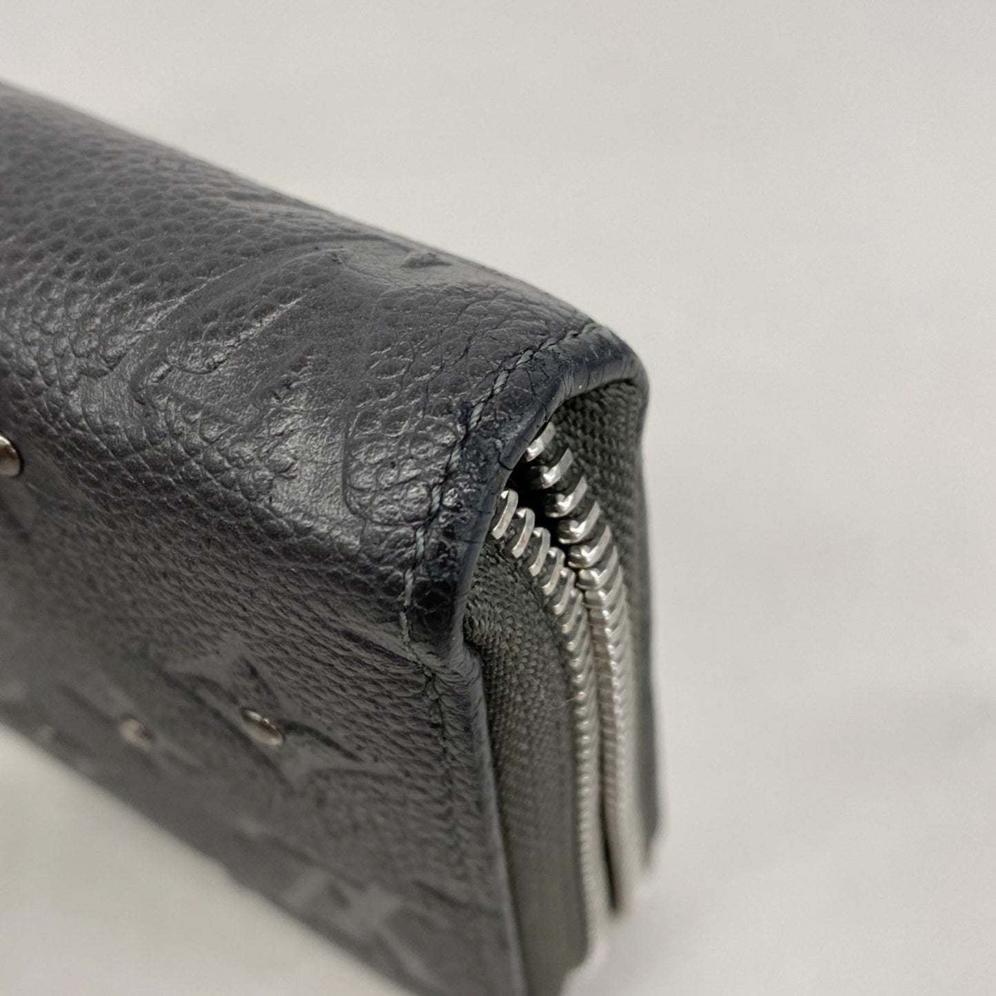 Louis Vuitton Monogram Empreinte Zippy Wallet M61442 Platine