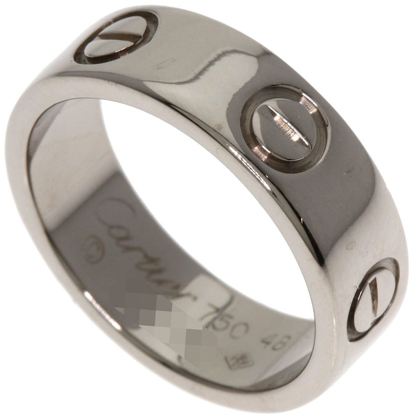 Cartier Love Ring #48 18K White Gold