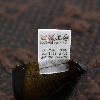 Louis Vuitton 413287 Echarpe Logomania Silk Blend Monogram Fringed Scarf