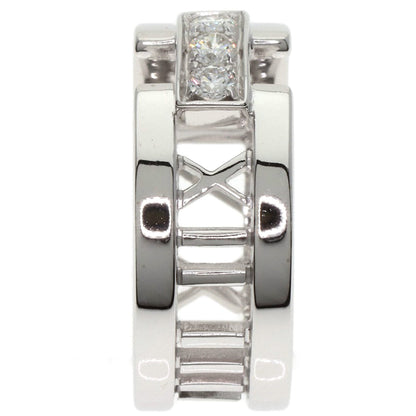 Tiffany Atlas Open Diamond Ring In 18K White Gold