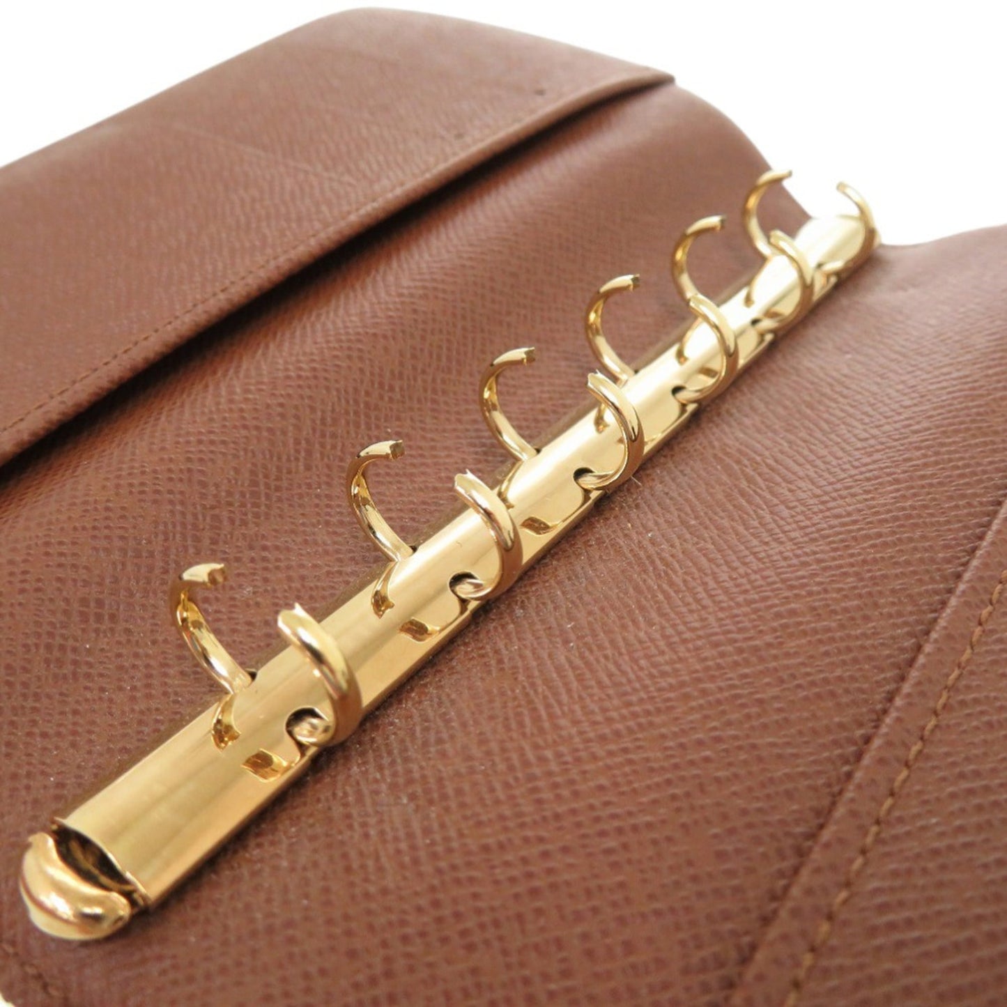 Louis Vuitton Agenda Pm Monogram 6-Hole Planner Cover R20005 Brown Lv 0705 Louis Vuitton