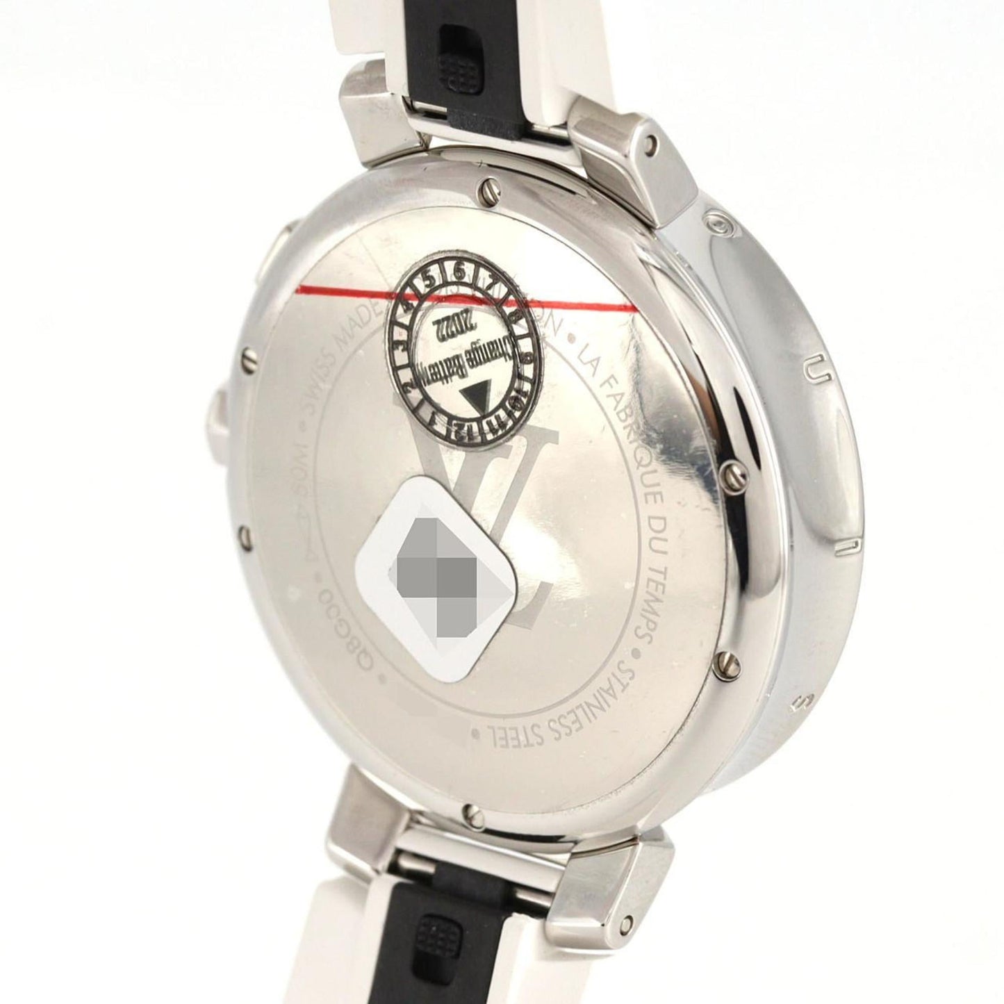 Louis Vuitton Tambour Moon Star Chronograph Q8G00 Stainless Steel Quartz Watch