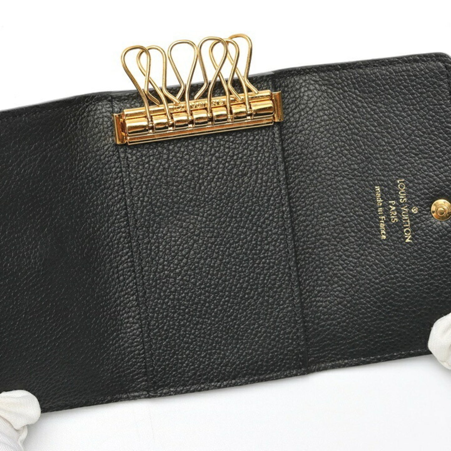 Louis Vuitton Multiclee 6 Key Case M64421 Monogram Empreinte Noir (Black) S-159426