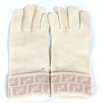 Fendi Zucca Wool Gloves