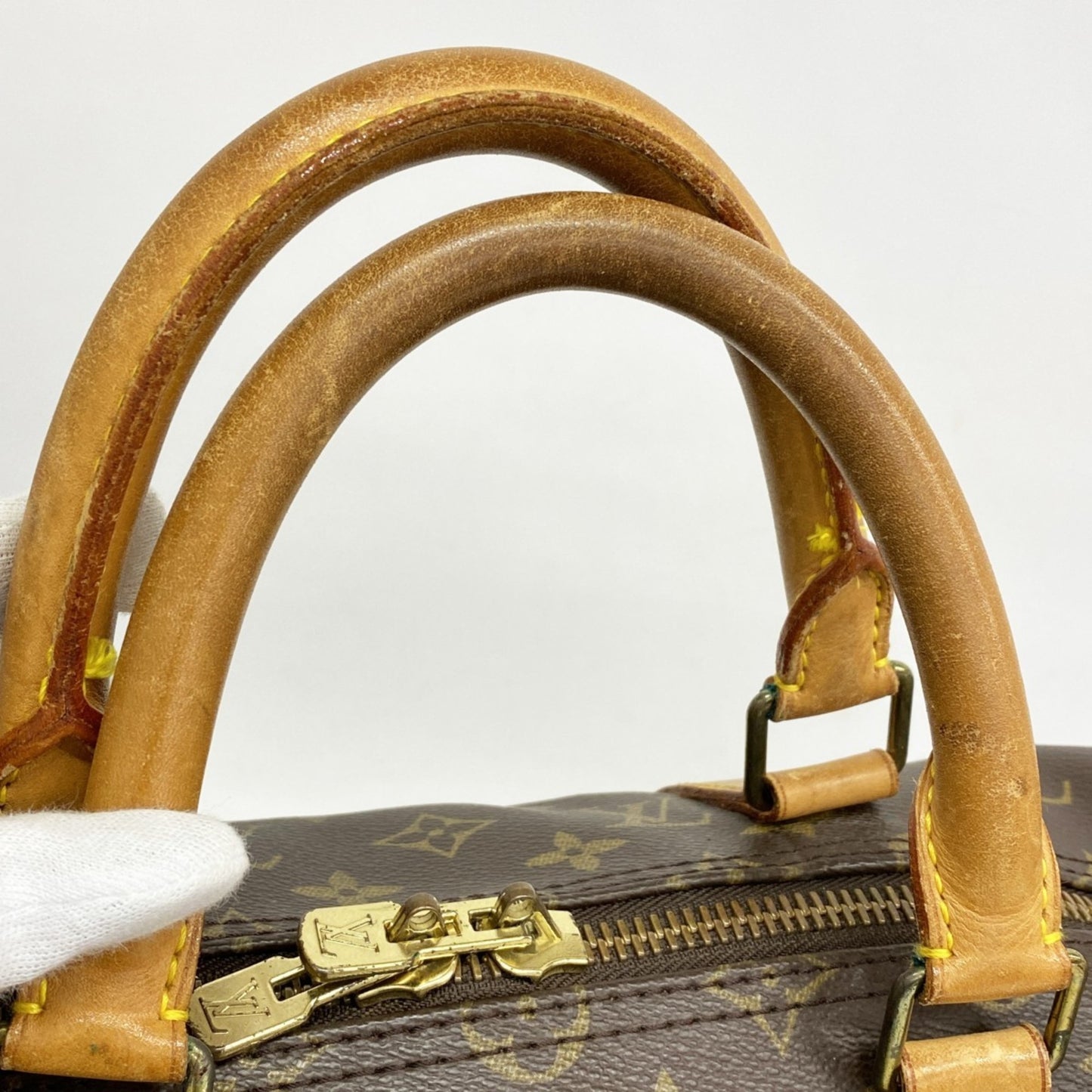 Louis Vuitton Monogram Keepall 50 Boston Bag M41426 Brown