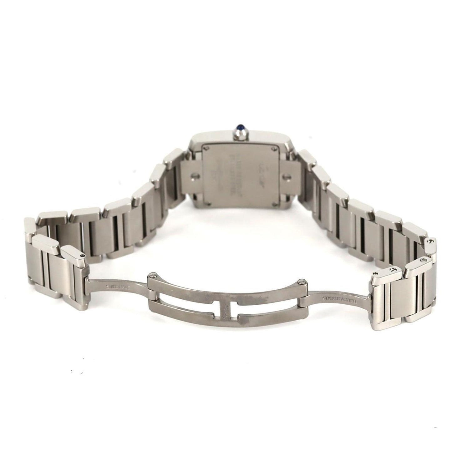 Cartier Tank Franaise Sm W51008Q3 Stainless Steel Quartz Watch