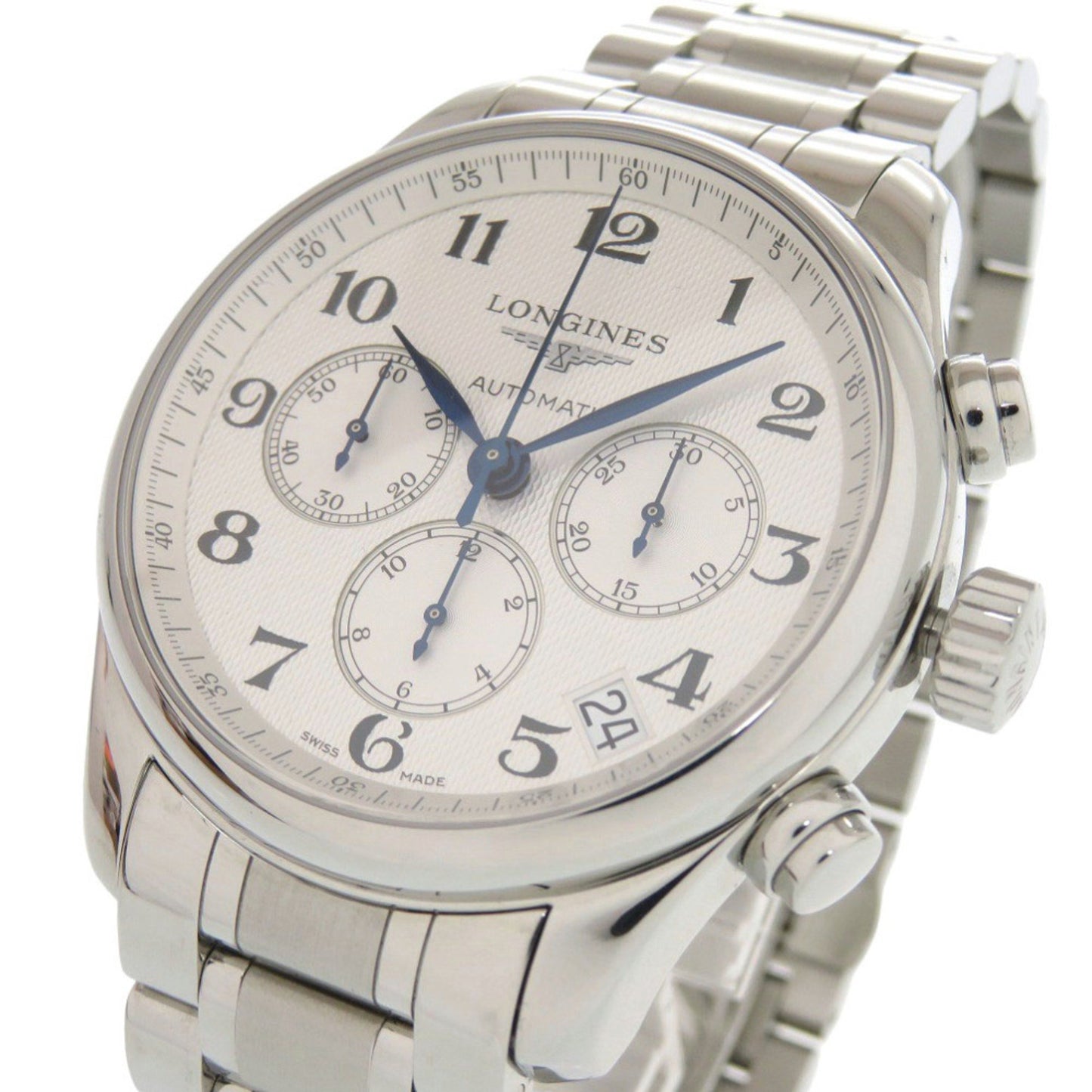 Longines Master Collection L2.693.4.78.6 Stainless Steel White Dial Silver Automatic Watch 1583