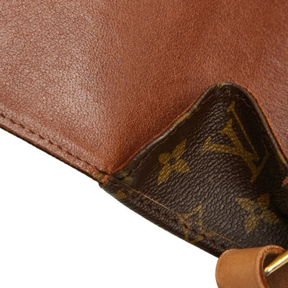 Louis Vuitton Monogram Carte Cher Mm Crossbody Shoulder Bag M51253 Brown Leather