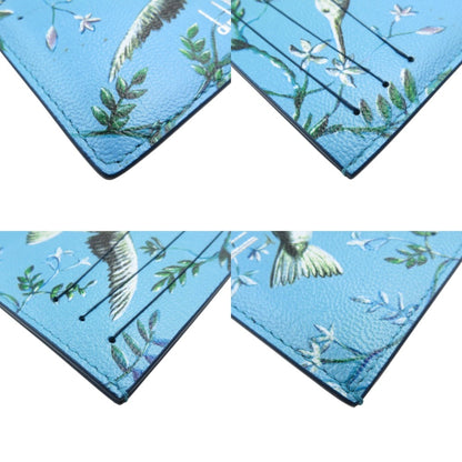 Unused Dunhill Aquarium Slip Du19R230Cac430 Leather Blue Card Case/Business Holder 0689 Dunhill