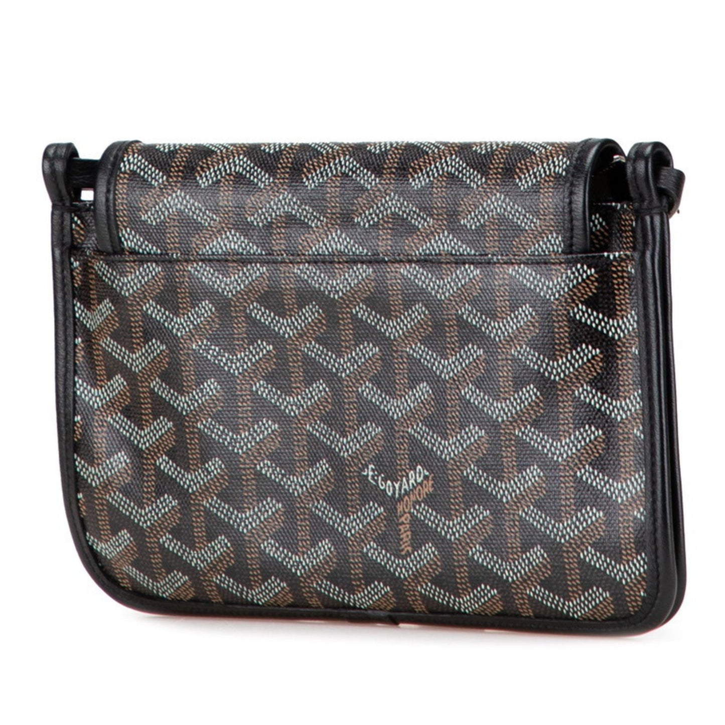 Goyard Plumet Pouch Wallet Black Leather