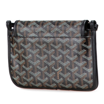 Goyard Plumet Pouch Wallet Black Leather