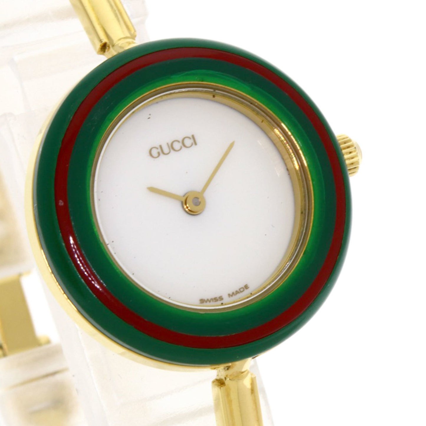 Gucci 11/12.2 Interchangeable Bezel Watch Gp/Gp