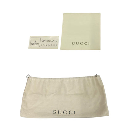 Gucci Old Gucci Ladylock Leather Handbag/Mini Tote Bag In Brown