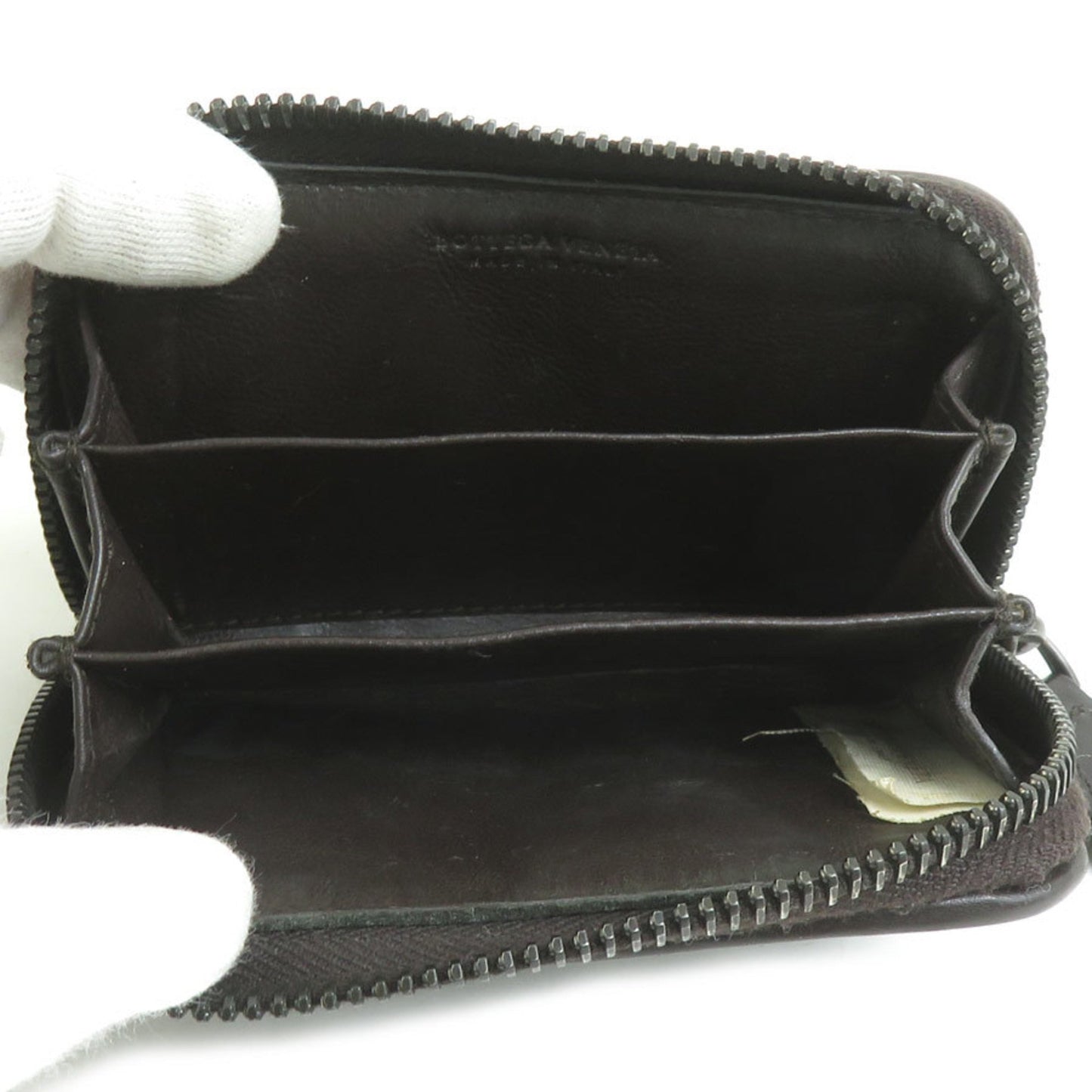 Bottega Veneta Men'S Intrecciato Leather Wallet/Coin Case