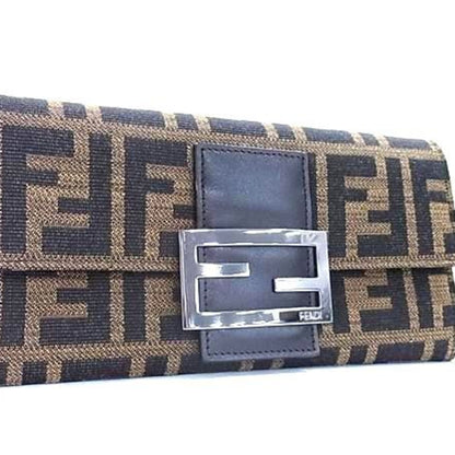 Fendi Zucca Wallet 8M0021 Brown Canvas