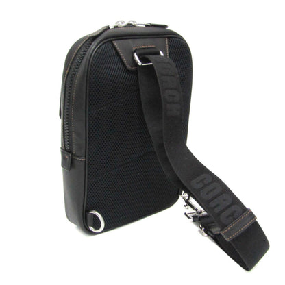 Coach Track Pack With Tartan Plaid Print Cc029 Men'S Leather