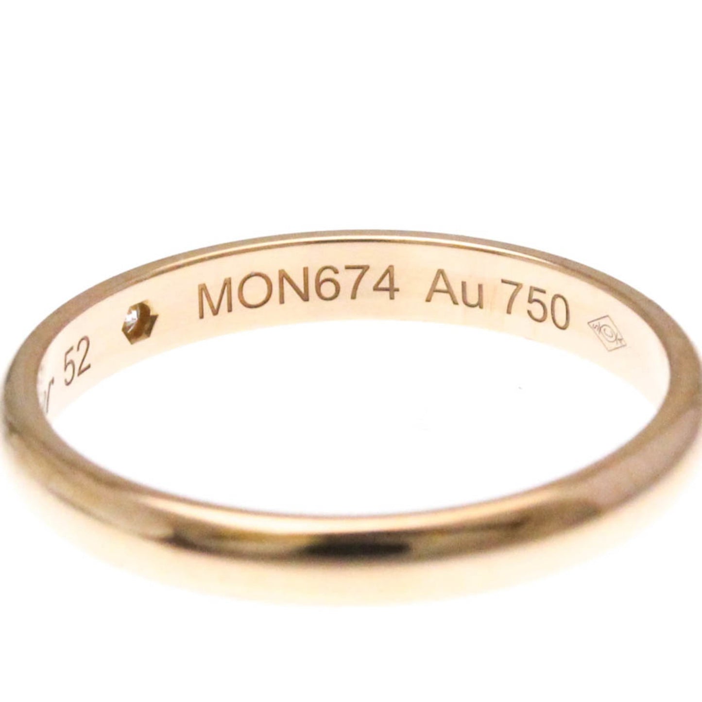 Cartier 1895 Wedding Ring Wedding Ring Pink Gold (18K) Fashion Diamond Band Ring Pink Gold