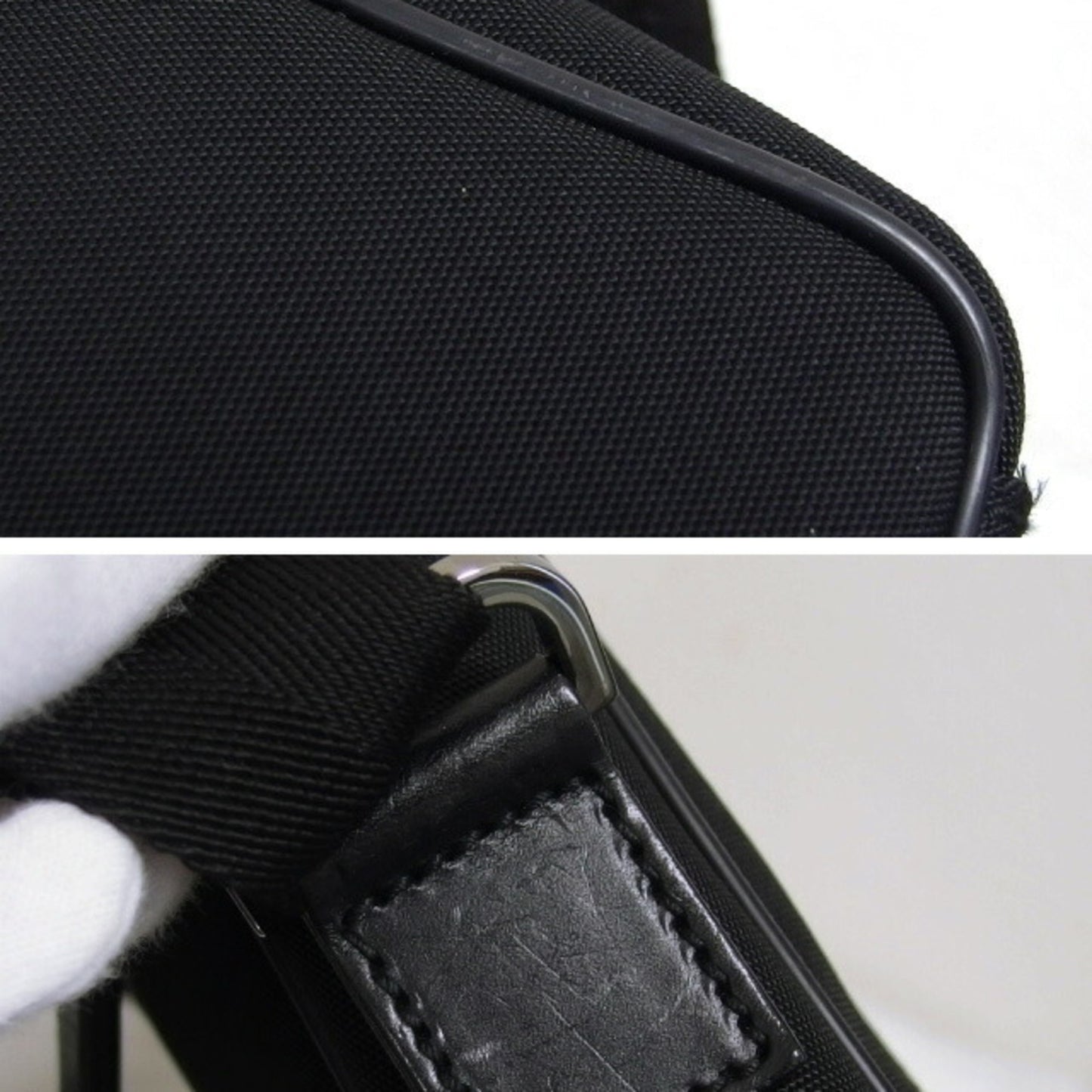 Gucci Canvas Mini Shoulder Bag Sacoche Black