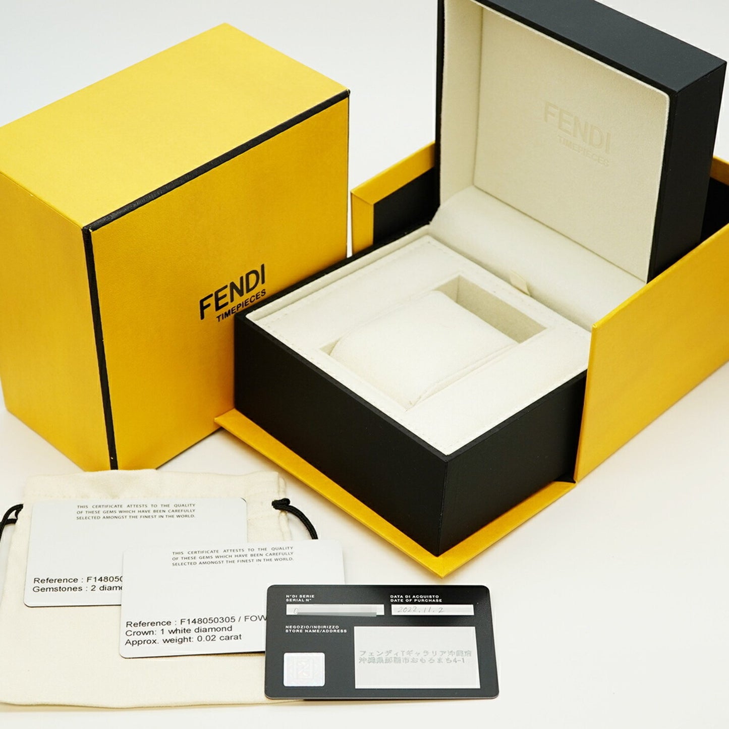 Fendi O'Lock Double Strap Watch Fow965Ahp9F0Cvm Silver Dial