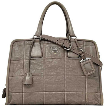 Prada 2-Way Bag F-24448 Gray Bn2217 Nappa Leather 180 Prada Tote Bag