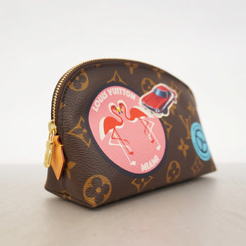 Louis Vuitton Monogram Pochette Tick Pouch M41439 Brown