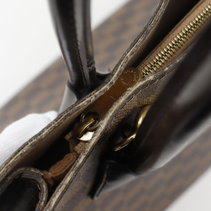 Louis Vuitton Kensington Handbag Shoulder N41435 Damier Canvas 2015 Brown Du1105 2Way A5