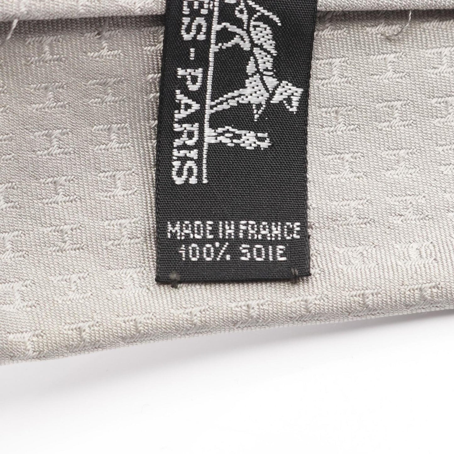 Hermes Herms H-Patterned Silk Tie For Men