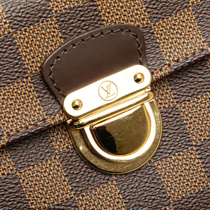 Louis Vuitton Damier Ravello Pm Handbag/Shoulder Bag N60007 Brown Leather