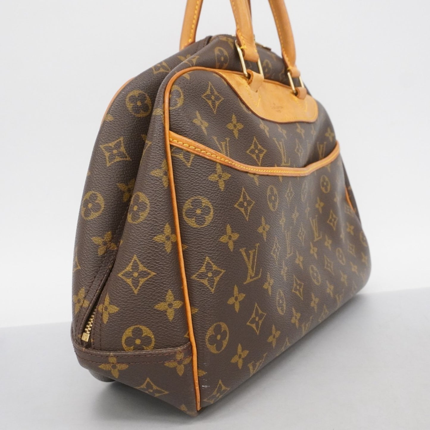 Louis Vuitton Monogram Deauville Handbag M47270 Brown