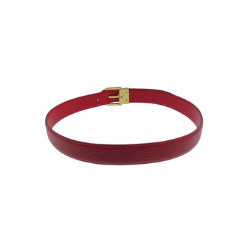 Louis Vuitton Epi Santur Classic Leather Belt With Gold Hardware