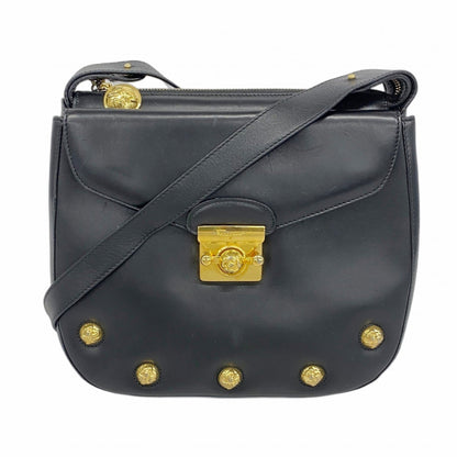 Salvatore Ferragamo Shoulder Bag In Black Leather