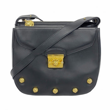 Salvatore Ferragamo Shoulder Bag In Black Leather