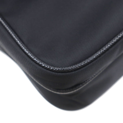 Prada 2Vh133 Re-Nylon Saffiano Leather Shoulder Bag With Triangle Logo And Plaque