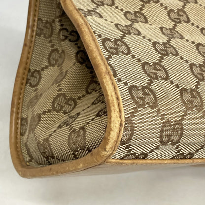 Gucci Gg Canvas Jackie Handbag 01719 Brown