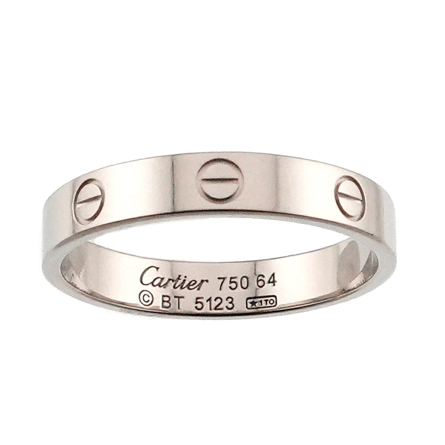 Cartier Mini Love #64 Ring In 18K White Gold