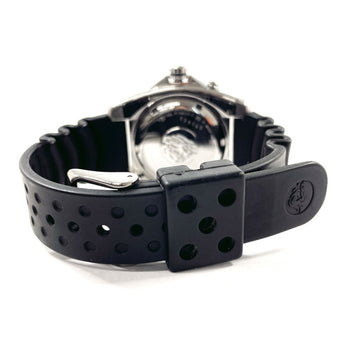 Seiko Seiko Kinetic Scuba 200M 5M62-0Blo Watch Stainless Steel/Rubber Black Automatic Dial