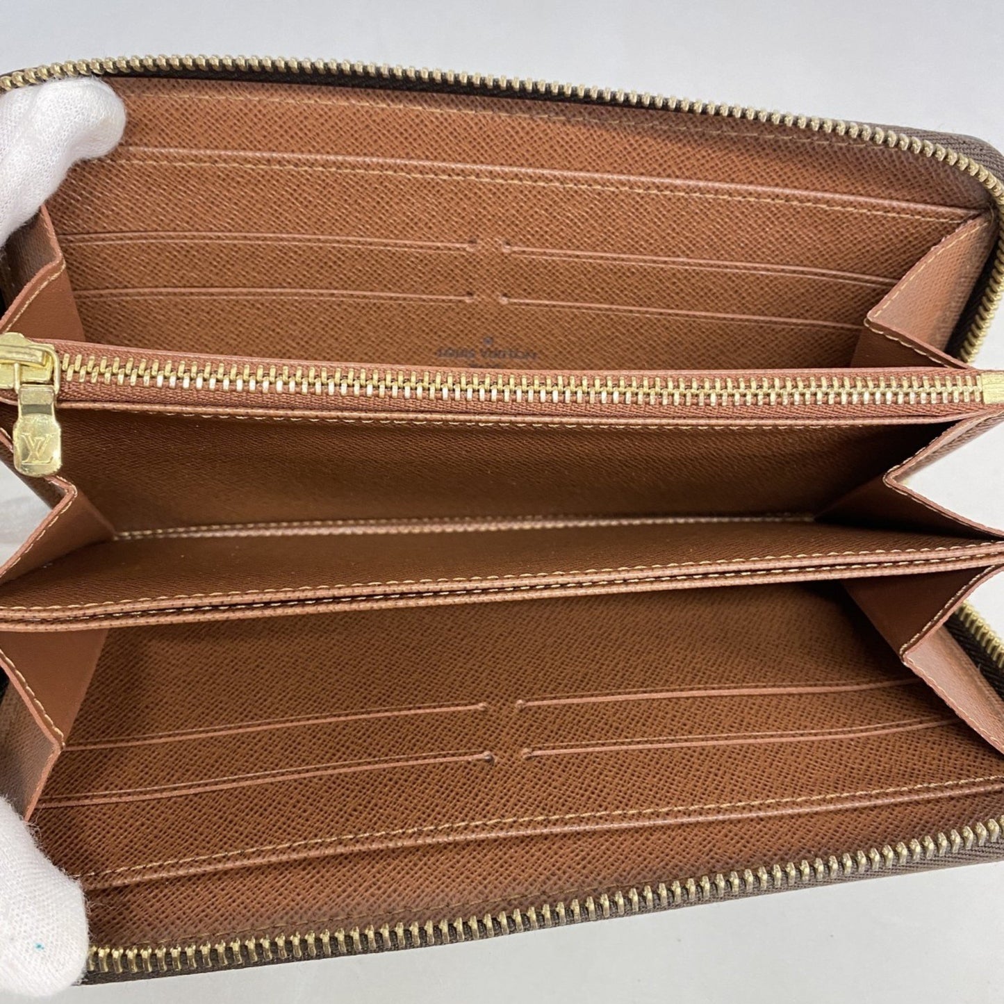 Louis Vuitton Monogram Zippy Wallet M60017 Brown