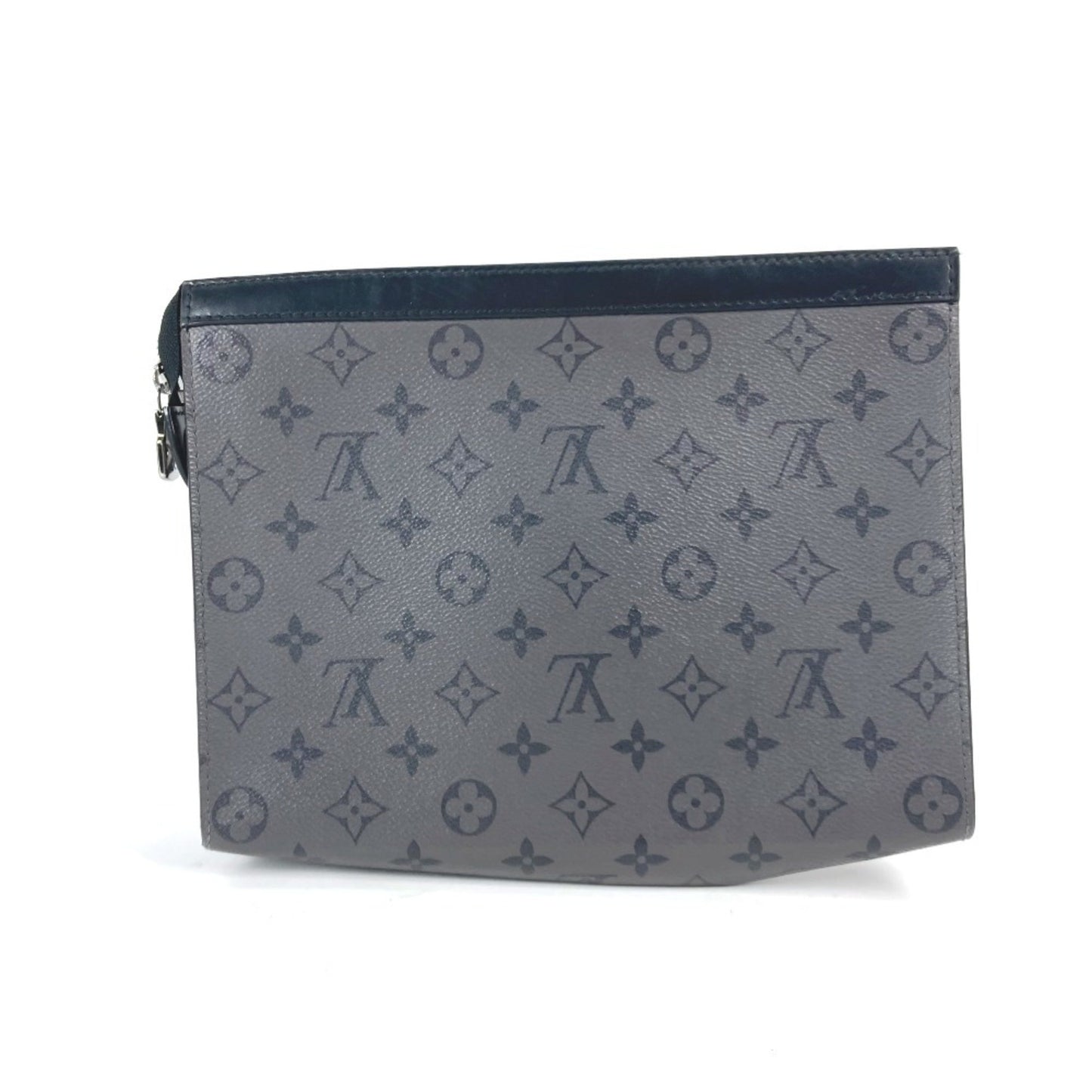 Louis Vuitton M69535 Monogram Eclipse Reverse Voyage Pouch Clutch Bag In Canvas