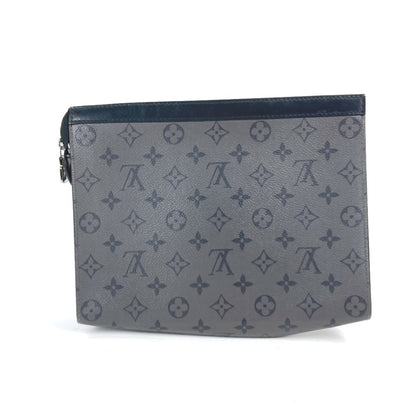 Louis Vuitton M69535 Monogram Eclipse Reverse Voyage Pouch Clutch Bag In Canvas