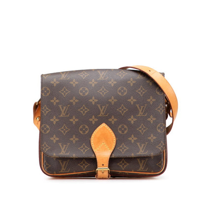 Louis Vuitton Monogram Cartesiere Gm Crossbody Shoulder Bag M51252 Brown Leather