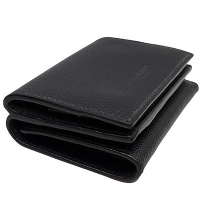 Yves Saint Laurent Saint Laurent Paris Caviar Leather Tri-Fold Wallet For Men And Women