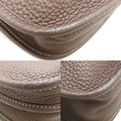 Hermes Evelyn 3 Pm Shoulder Bag In Taurillon Clemence Etoupe Leather