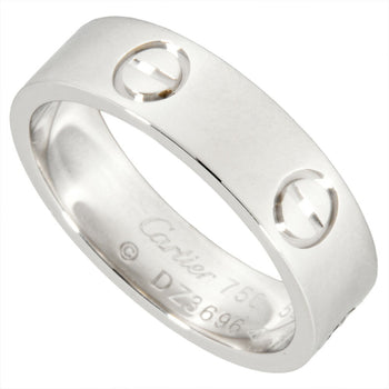 Cartier Love Ring #56 18Kwg 7.2G White Gold Love