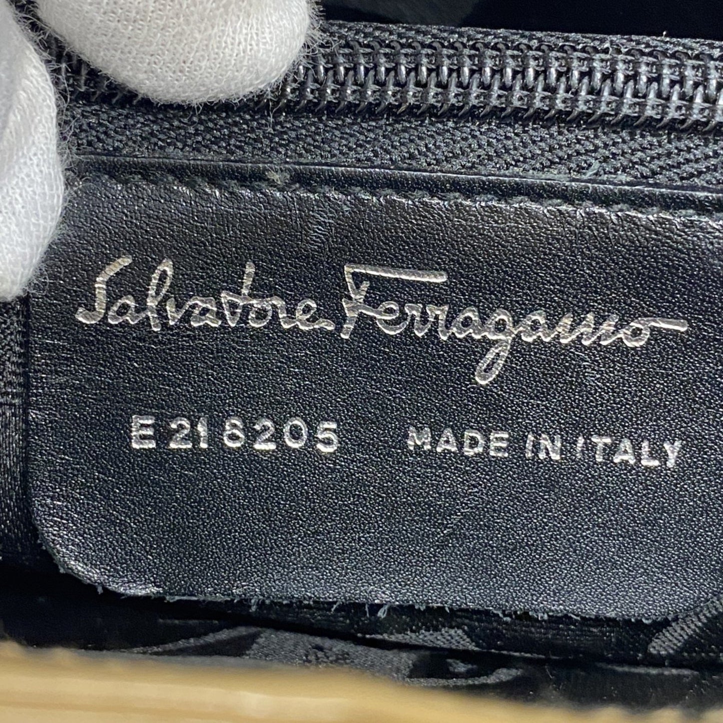 Salvatore Ferragamo Gancini Leather Shoulder Bag