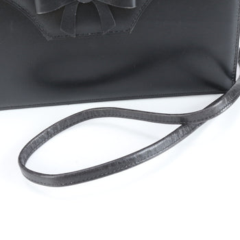 Christian Dior Ribbon Leather Shoulder Bag Crossbody