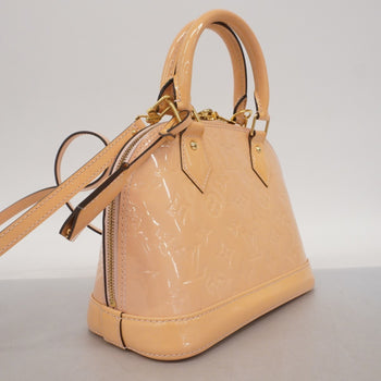 Louis Vuitton Vernis Alma Bb Handbag M50415 Rose Ballerine 2-Way Bag