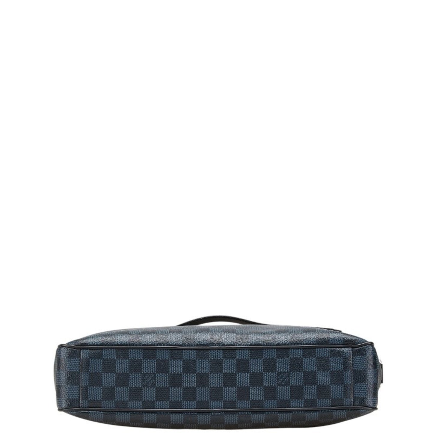 Louis Vuitton Damier Cobalt Porto Document Bag Shoulder N41347 Navy Pvc Leather